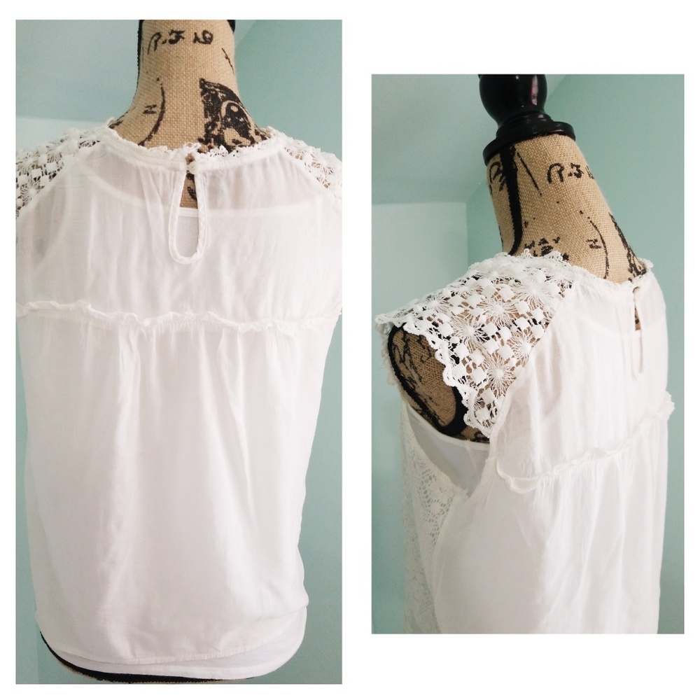 Sheer Lace Top - Picture 2 of 7